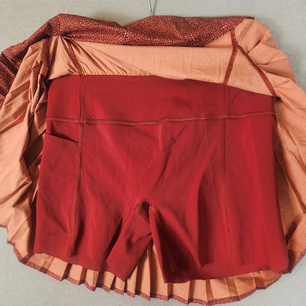 SPANX Red Mini Skirt - Picture 2 of 7